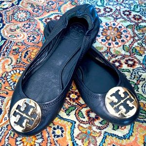 Tory Burch Reva Medallion Ballet Flats
